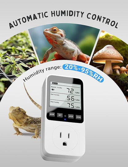 INKBIRDPLUS Temperature and Humidity Controller, Temperature Humidity Alarms - Image 3