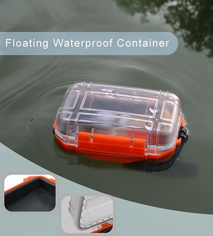 Small Waterproof Box Mini Dry Box Waterproof Container Watertight Storage Case - Image 3