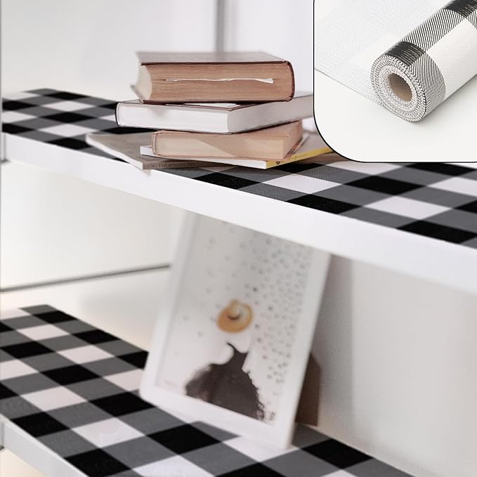 Shelf Drawer Liner for Kitchen Cabinets Non-Adhesive, 23.6IN x 20FT Non-Slip - Image 9
