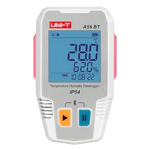 UNI-T UNI-Trend A56 BT/A57 BT Temperature Humidity Datalogger;64000 Data by UNI-T