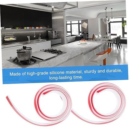 1pc Self-Adhesive Bathroom Water Retaining Strip Caulk Baffle - Image 7