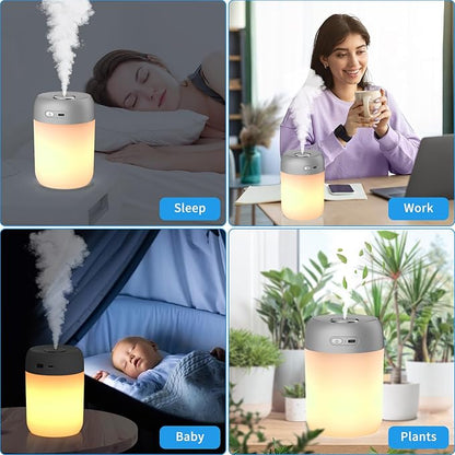 Night Lights Humidifiers For Bedroom, USB Rechargeable, LED Lights For Bedroom - Image 6