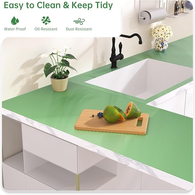 Shelf and Drawer Liner for Kitchen Cabinet, Non-Adhesive 12in x 120in - Image 4