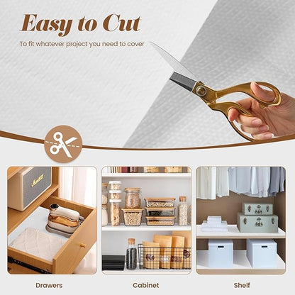 Drawer Shelf Liner for Kitchen Cabinets Non-Adhesive, Non Slip Shelf Paper - Image 5