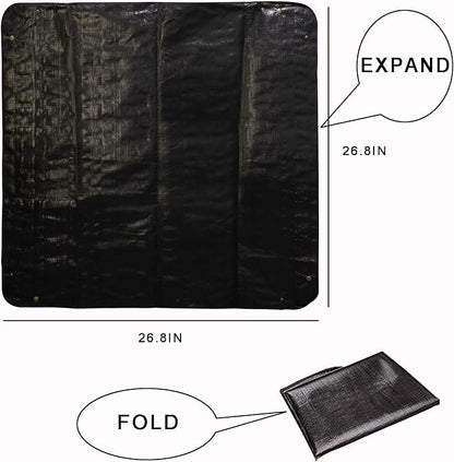 BIUWING 2PCS Indoor Plant Transplanting Repotting Mat Foldable Garden Work - Image 4