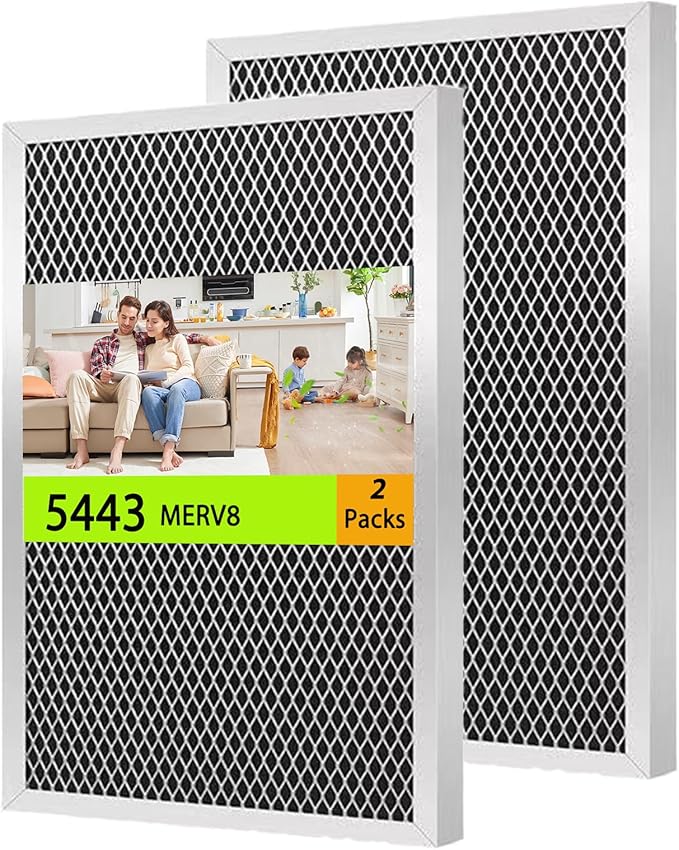 2 Pack 5443 Dehumidifier Filter MERV 8 Replacement Compatible by FILTER