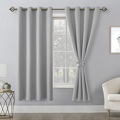 Hiasan Blackout Curtains for Bedroom, 52 x 63 Inches Length - Image 2