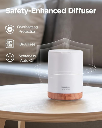 InnoGear 300ML Essential Oil Diffuser, Premium 5-in-1 Ultrasonic Aromatherapy - Image 4