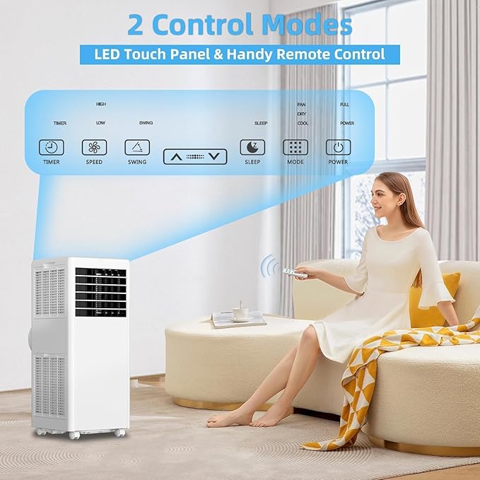 8000 BTUs Portable Air Conditioner - Image 5