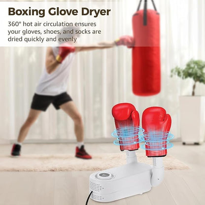 Boxing Glove Dryer with Intelligent Timer, Portable Boot Shoe Dryer with 360° - Image 2