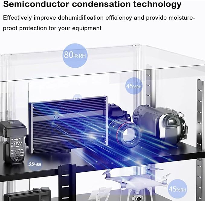 100L Camera Drying Cabinet, Digital Control Electronic Dry Box, 25-60RH - Image 5