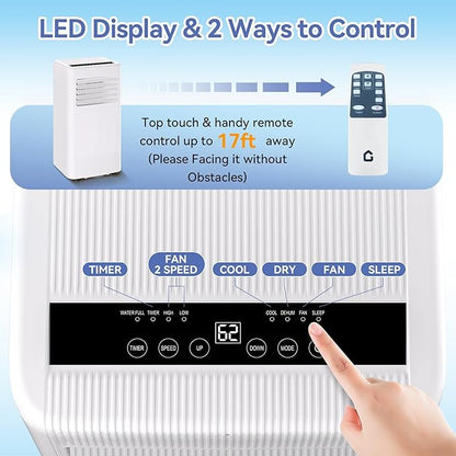 GarveeLife 10, 000 BTU Portable Air Conditioner - Image 5
