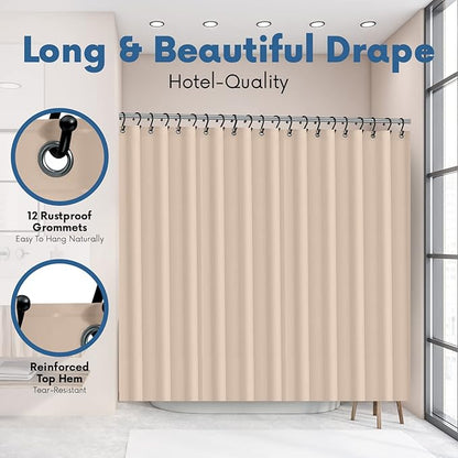 Italian Collection Premium Shower Curtain Liner - Image 5