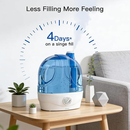AZEUS Humidifiers, 2.8L Ultrasonic Cool Mist Humidifier - Image 2