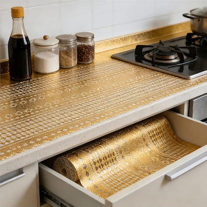 Shelf and Drawer Liner for Kitchen Cabinet, Non-Adhesive Waterproof Oil-Proof - Image 7