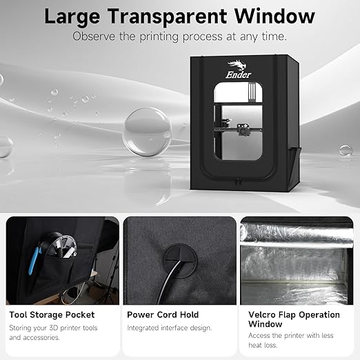 Creality Official 3D Printer Enclosure, Constant Temperature Protective Cover - Image 5