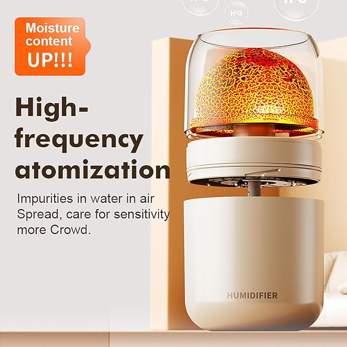 Portable Mini Humidifier, 300ml Small Cool Mist Humidifier, USB Personal - Image 5