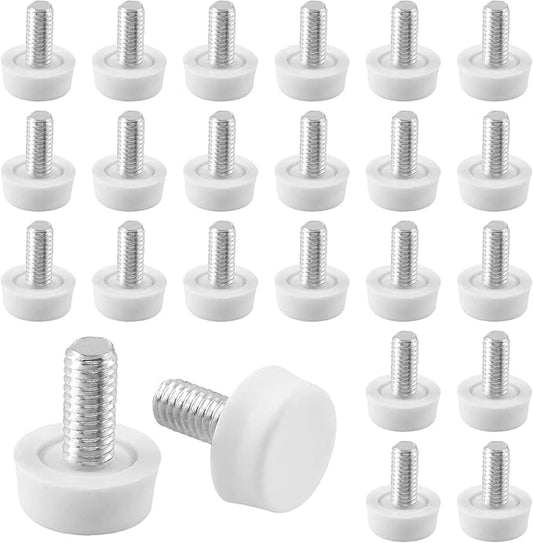 Biaungdo 24 Pcs Adjustable Furniture Levelers, M6x15 mm Ajustable Leveling Feet by Biaungdo