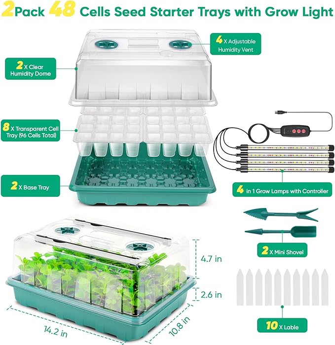 96 Cells Seed Starter Tray - Image 3