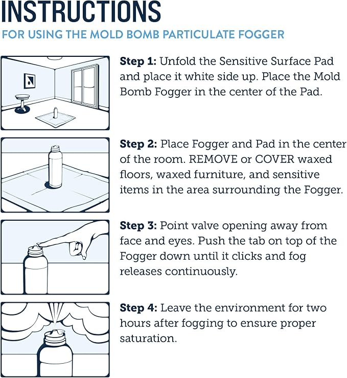 BioCide - Particulates Deodorizer and Odor Reduction Fogger - 6-Pack - 6 oz cans - Image 7
