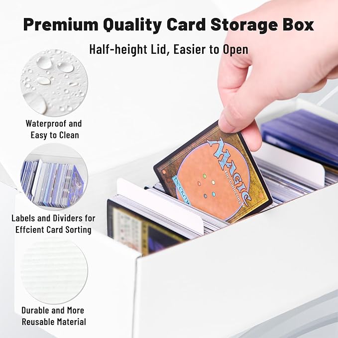 NUMINA 7 Pack 600 Card Storage Box Organizer - Image 3
