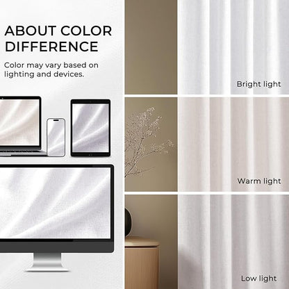 INOVADAY Thermal Sliding Door Curtains 100% Blackout Curtains - Image 6