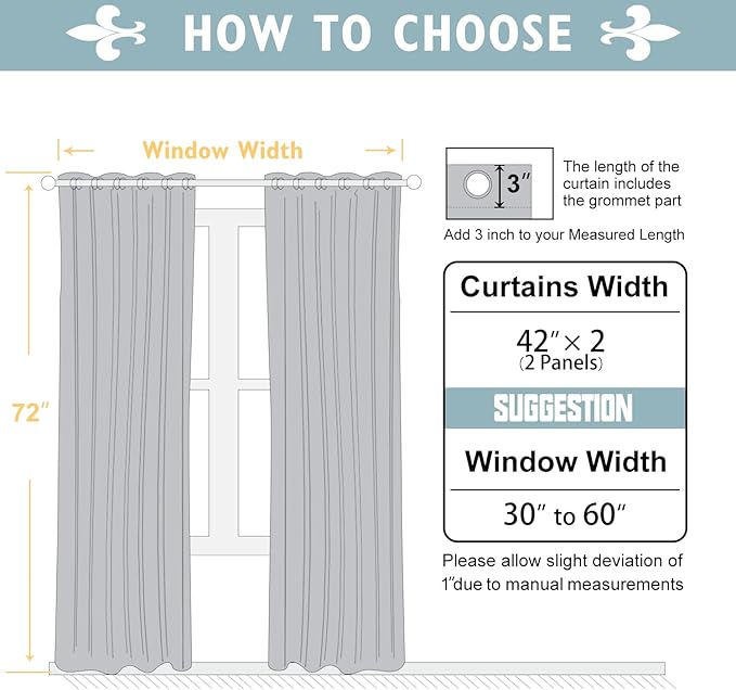 ChrisDowa Brownout Curtains 72 inches Long - Image 5