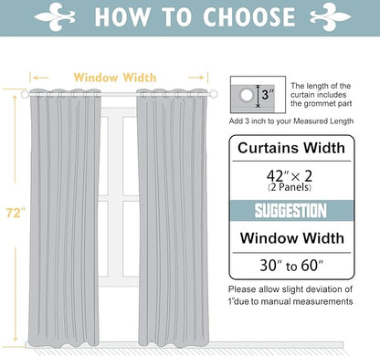 ChrisDowa Brownout Curtains 72 inches Long - Image 5