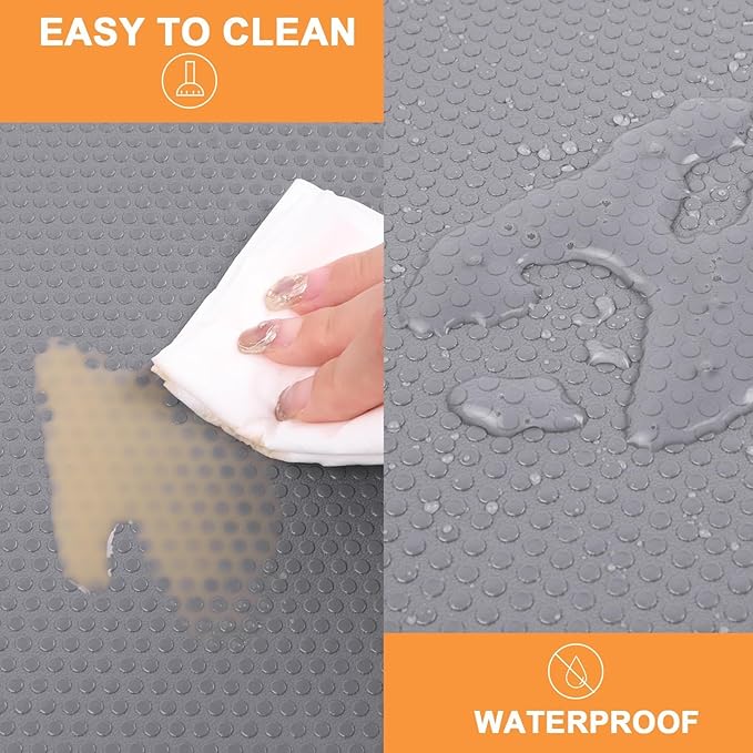 FLPMIX Kitchen Cabinet Shelf Liner: 19" Wide Waterproof Under Sink Mat - Image 6