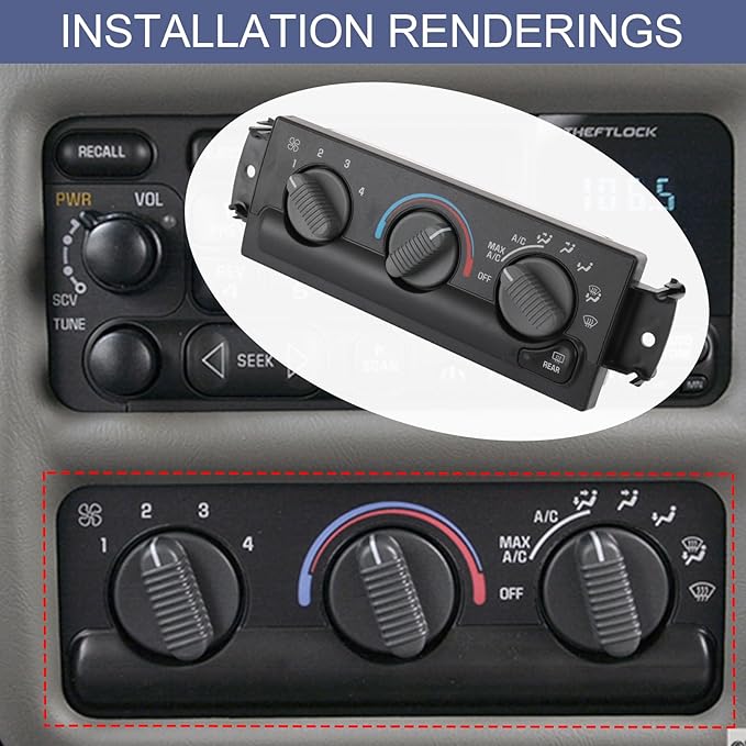 A/C Heater Climate Control Module Compatible - Image 4