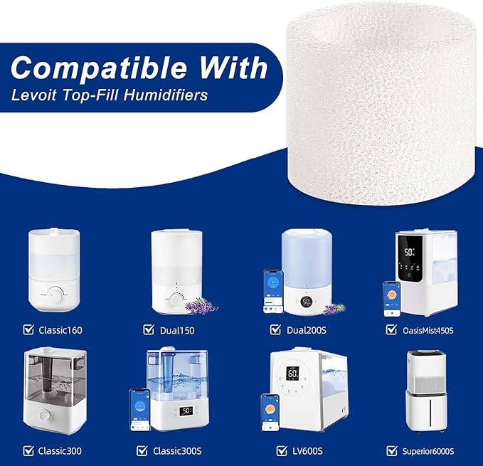 Top-Fill Humidifier Replacement Filter Compatible - Image 2
