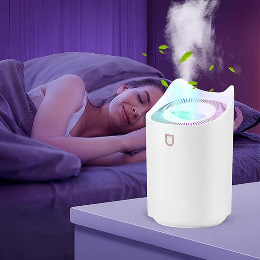 Blingbin Humidifiers for Bedroom, 3L Dual Nozzle Air Humidifiers for Home by Blingbin