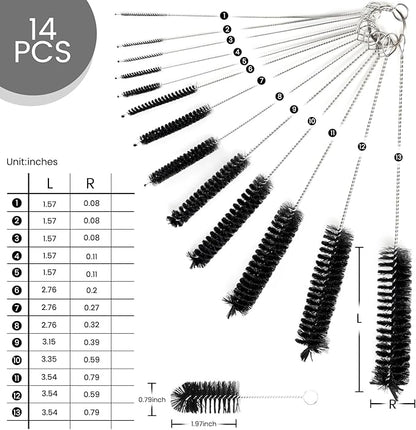 LOVEINUSA Straw Cleaner Brush, Bottle Cleaning Brushes - Image 2