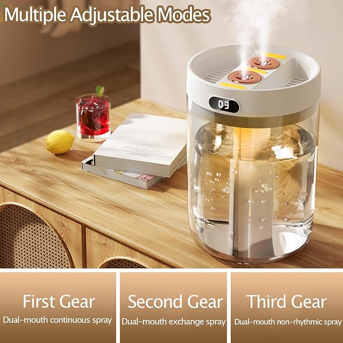 Humidifiers for Bedroom, Cool Mist Humidifiers Room Humidifier Colorful - Image 2