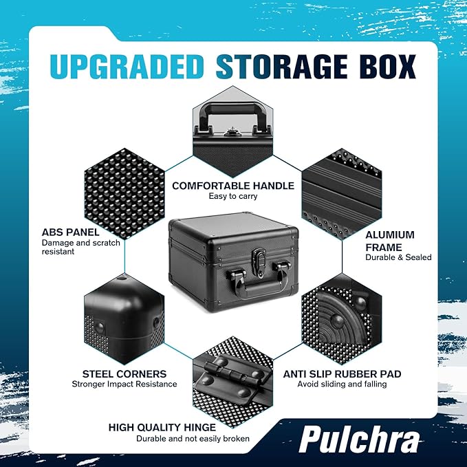 Pulchra Graded Card Storage Box, Top Loaders Case, Sports Trading Box, Slab PSA - Image 4