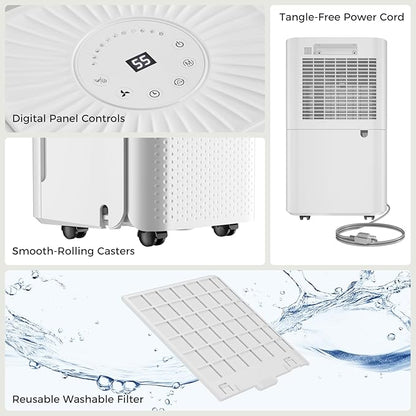 Ukoke 32 Pint Dehumidifier for 1750 Sq. Ft – Energy Star Most Efficient - Image 7