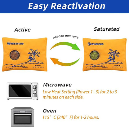 200G x 3PCS Rechargeable Desiccant Packs - Image 4
