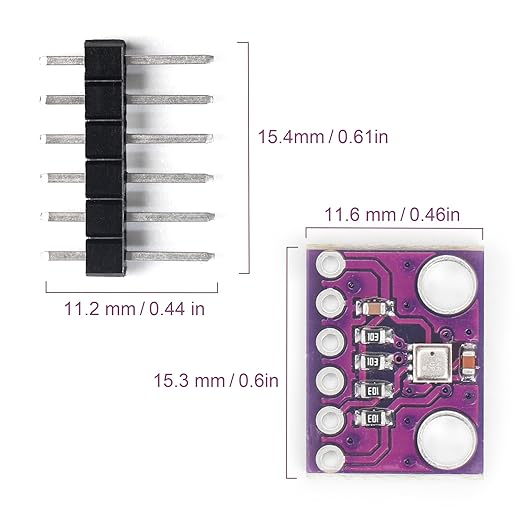 2PCS BME280 3.3V Sensor Module Atmospheric Pressure Temperature Humidity Sensor - Image 3