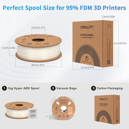 Creality Hyper ABS Filament for K1/K1 Max/K2/K2 Plus, Official 3D Printer - Image 7
