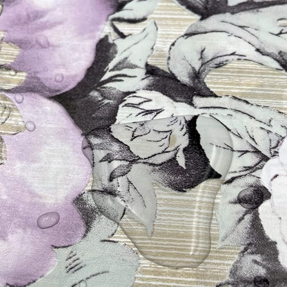Yifely Vintage Purple Peony Self-Adhesive Kitchen Shelf Drawer Liner Moisture - Image 11
