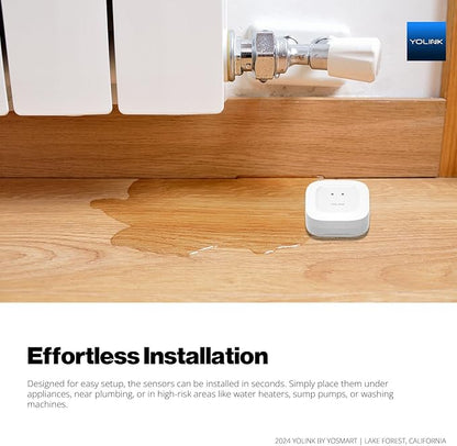 YoLink Smart Home Leak Detection Starter Kit – Hub + 4 Water Leak Sensors - Image 6