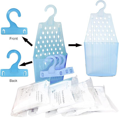 Moisture Absorber Packets with Plastic Case & Hook, Odor Eliminator, Leak Proof - Image 4