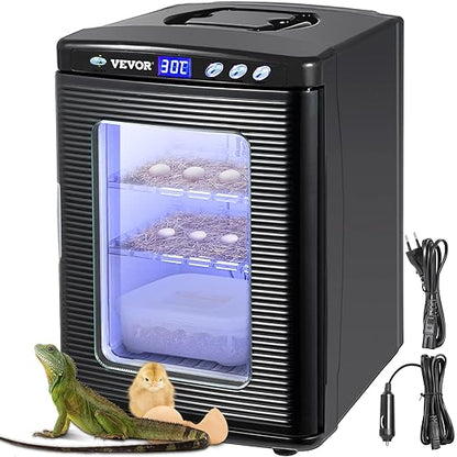 Happybuy Black Reptile Incubator 25L Scientific Lab Incubator Digital Incubator by Happybuy