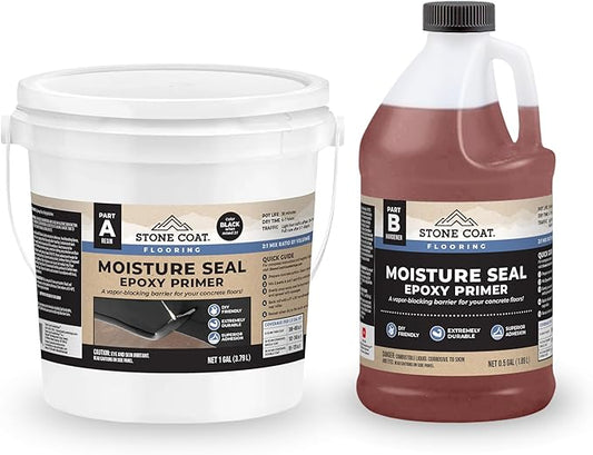 Stone Coat Countertops Moisture Seal Epoxy Primer Kit – Vapor Blocker by StoneCoatCountertops