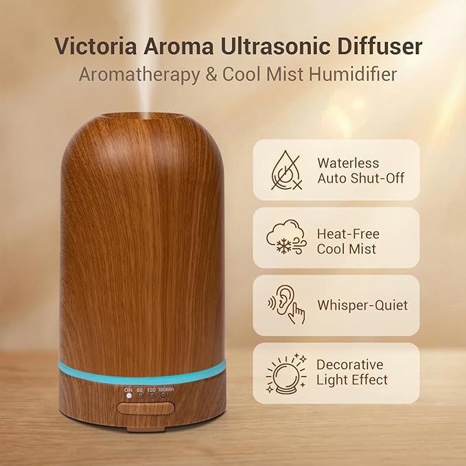 Ultrasonic Essential Oil Diffuser 100ML - Image 6