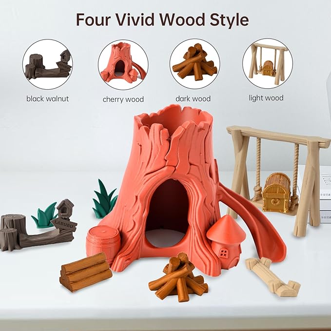 Wood Filament 1.75 3D Printer Filament, Dimensional Accuracy +/- 0.03 mm - Image 3