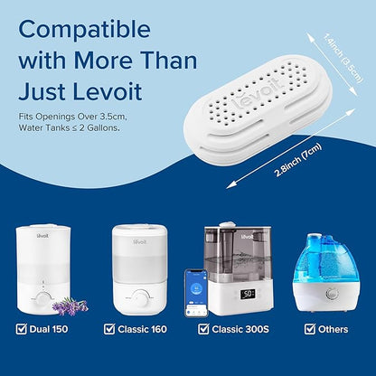 LEVOIT 3-Pack Humidifier Demineralization Cartridge, Compatible - Image 5