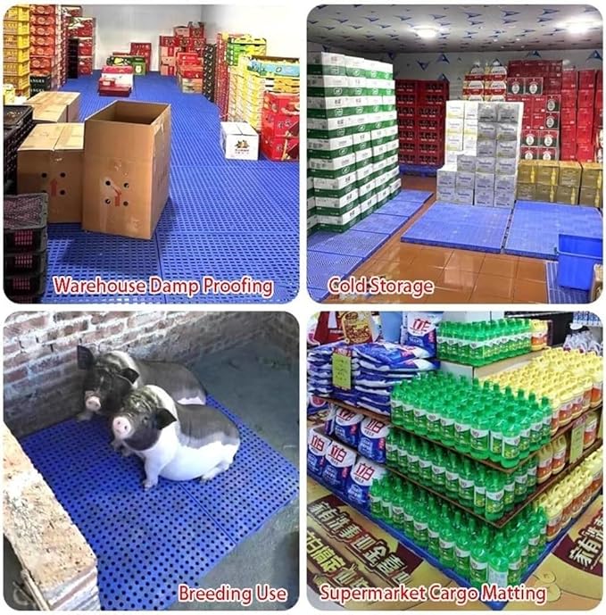 LNNW Plastic Pallet Warehouse Pallet Pet Moisture Barrier Cargo Storage Matting - Image 6