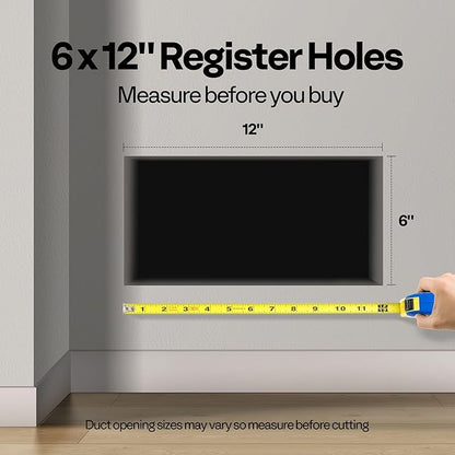 VIVOHOME 6"x12" Opening Smart Vent Register Booster Fan - Image 2