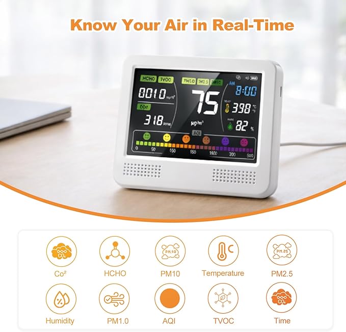 16-in-1 Indoor Air Quality Monitor and Detector - Image 2